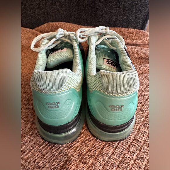 Nike Air Max Running Shoes Black Mint Green Reflective Swoosh Women’s 36.5 - Picture 5 of 8